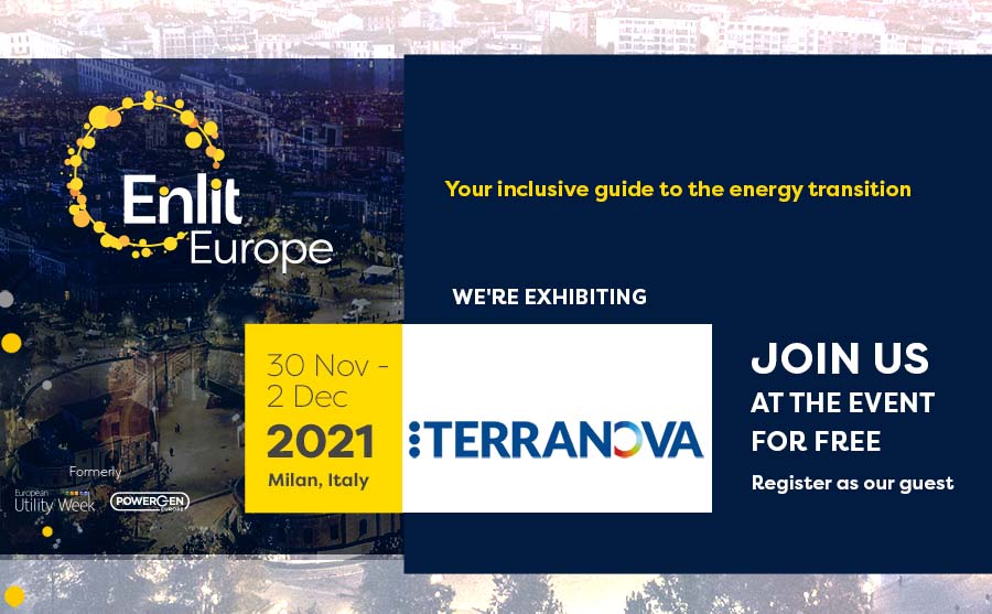 Terranova Software will be exhibiting at Enlit Europe 2021